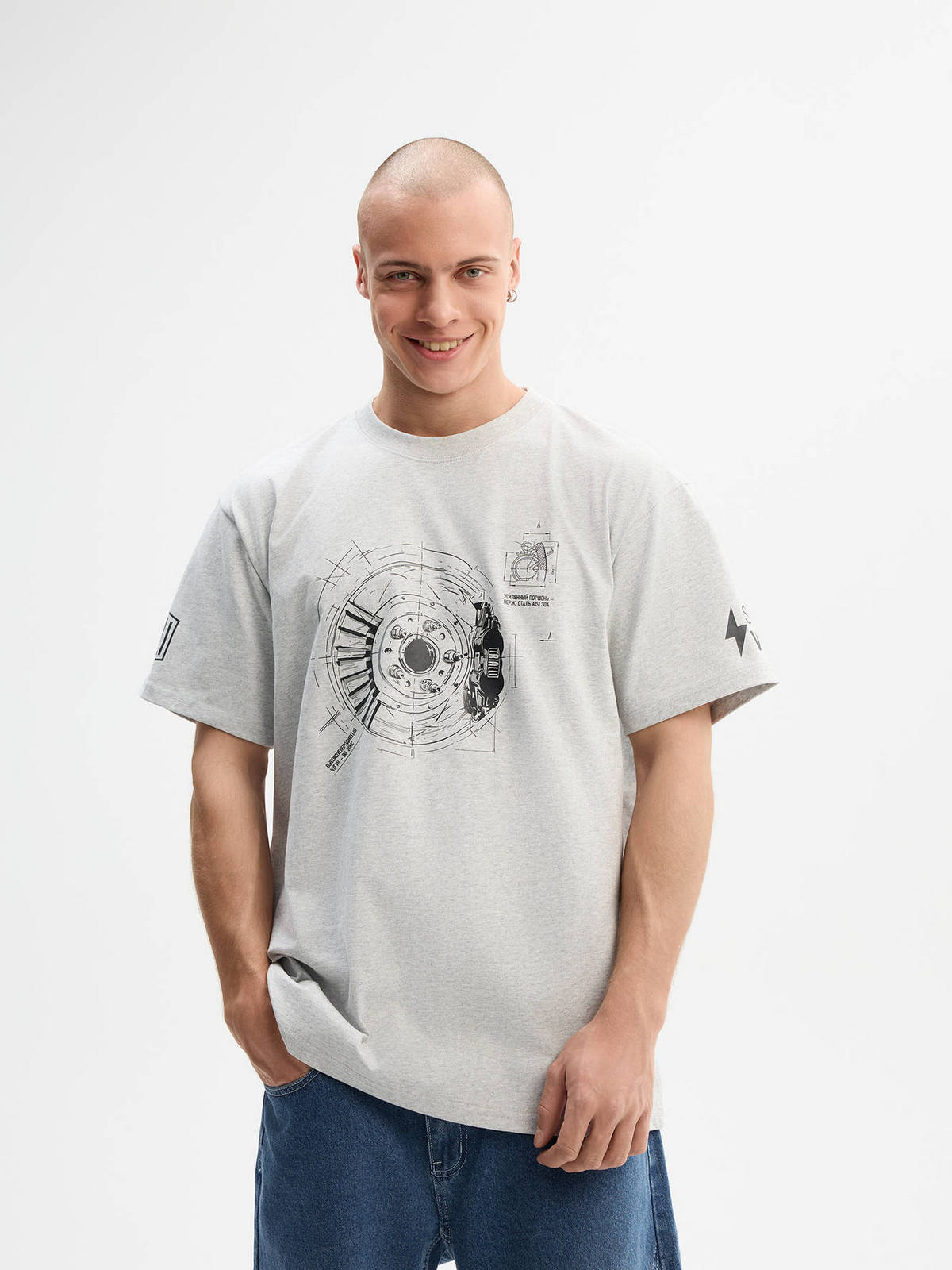 Футболка взрослая унисекс Диск Trialli Carville Racing 1CR62 