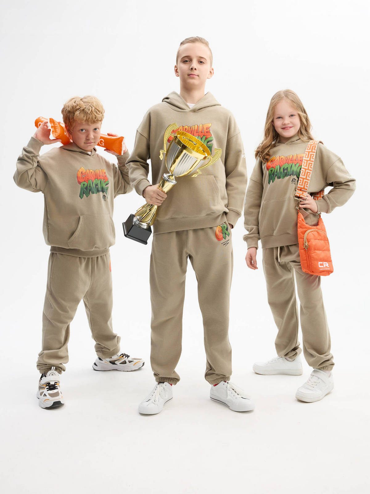 Костюм детский зеленый Carville Racing 4CR09 