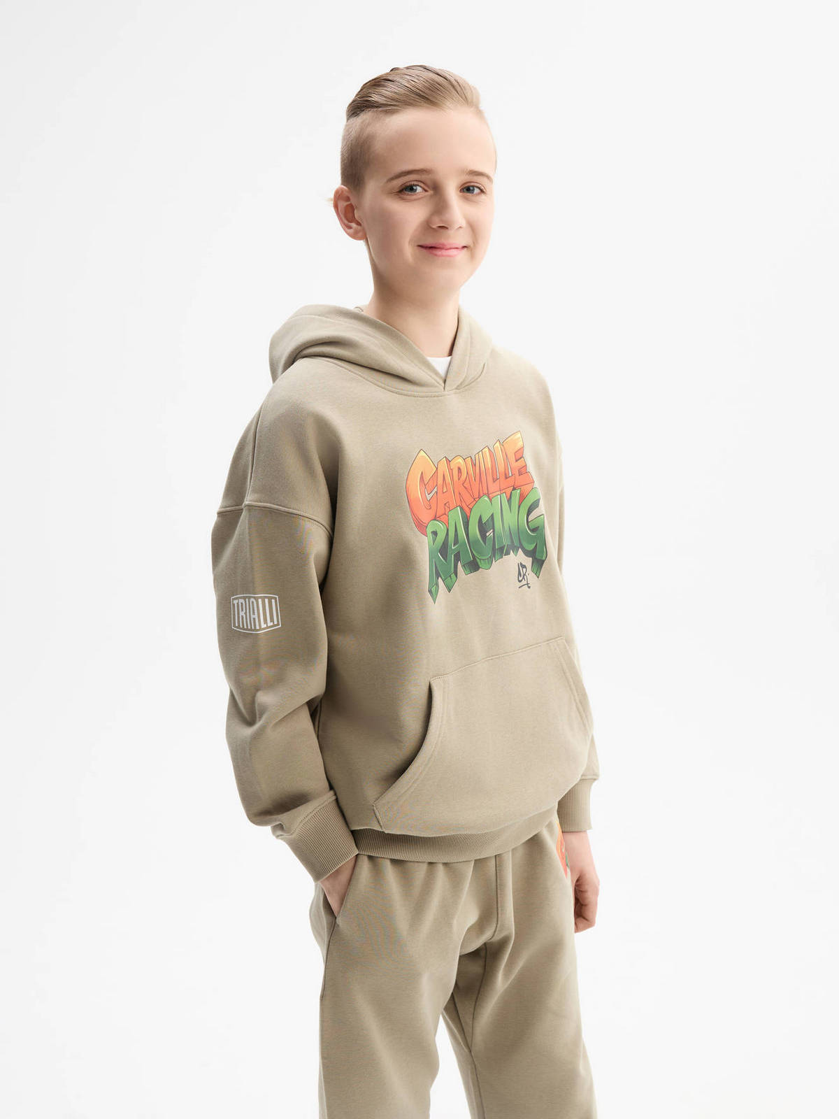 Костюм детский зеленый Carville Racing 4CR09 