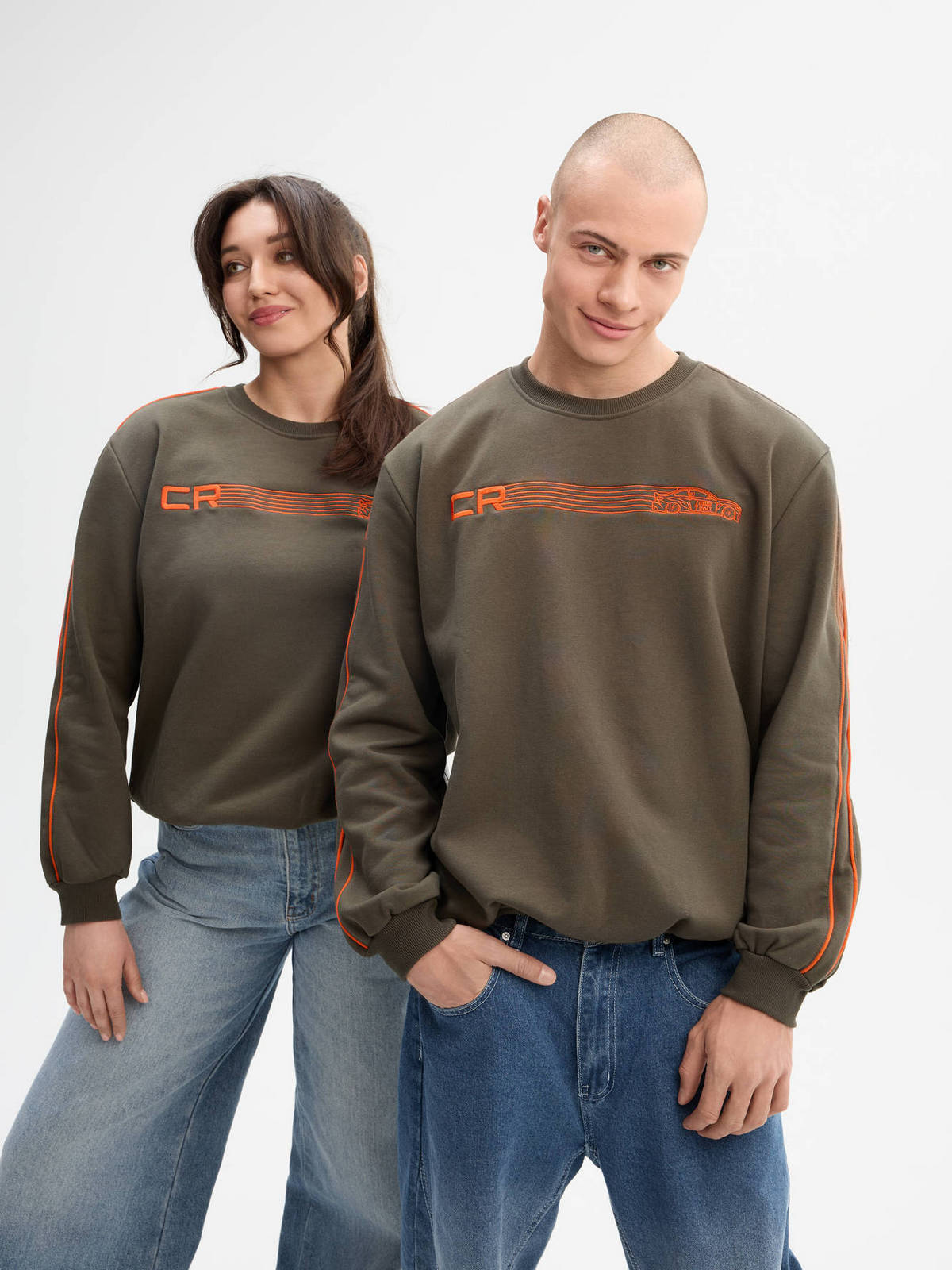 Свитшот хаки Carville Racing 2CR6 