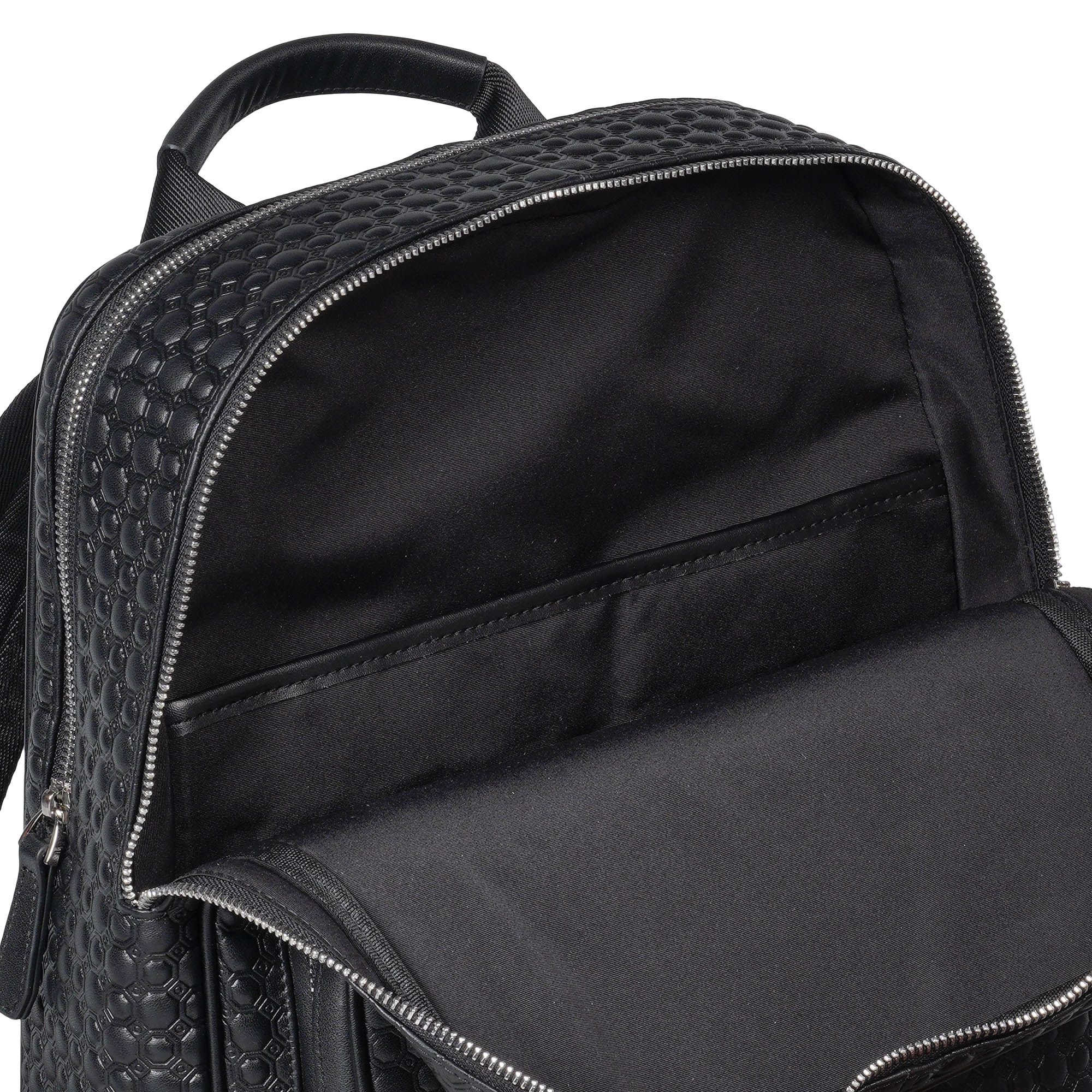 Рюкзак кожаный чёрный CR Carville Racing 778 