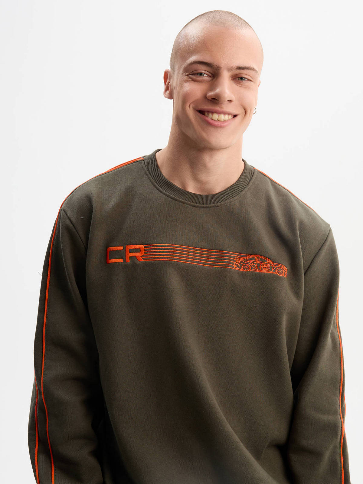 Свитшот хаки Carville Racing 2CR6 