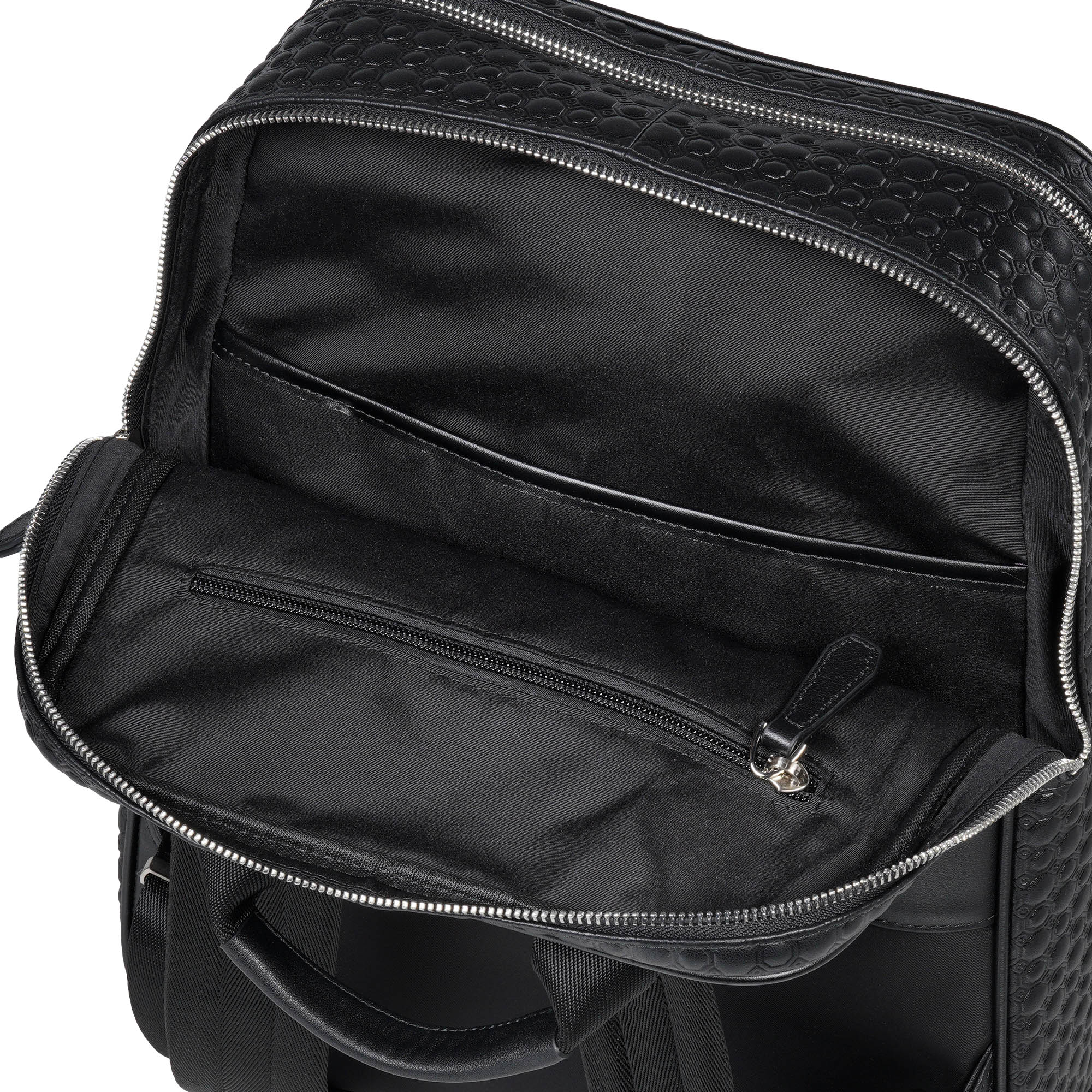 Рюкзак кожаный чёрный CR Carville Racing 778 