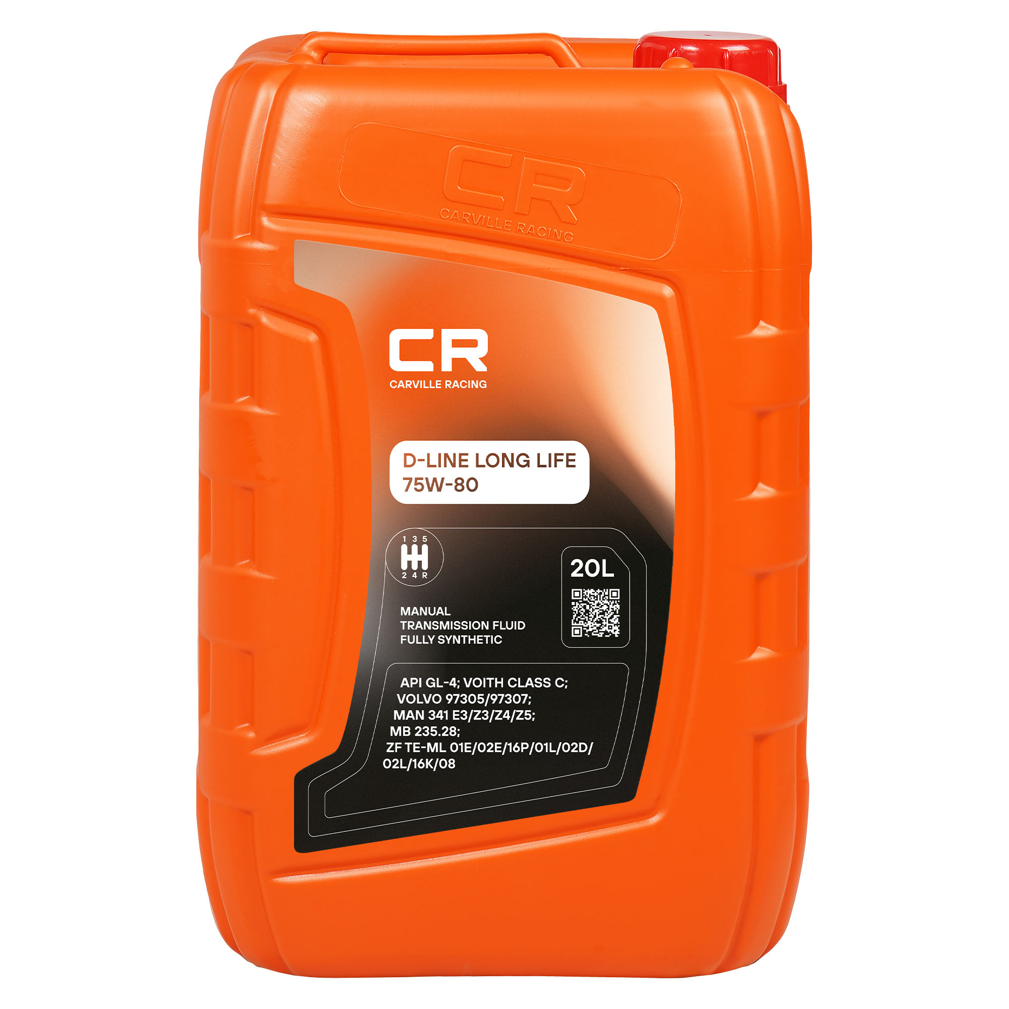 Масло трансмиссионное для МКПП CARVILLE RACING D-LINE LONG LIFE 75W-80 20L с артикулом L1G02025