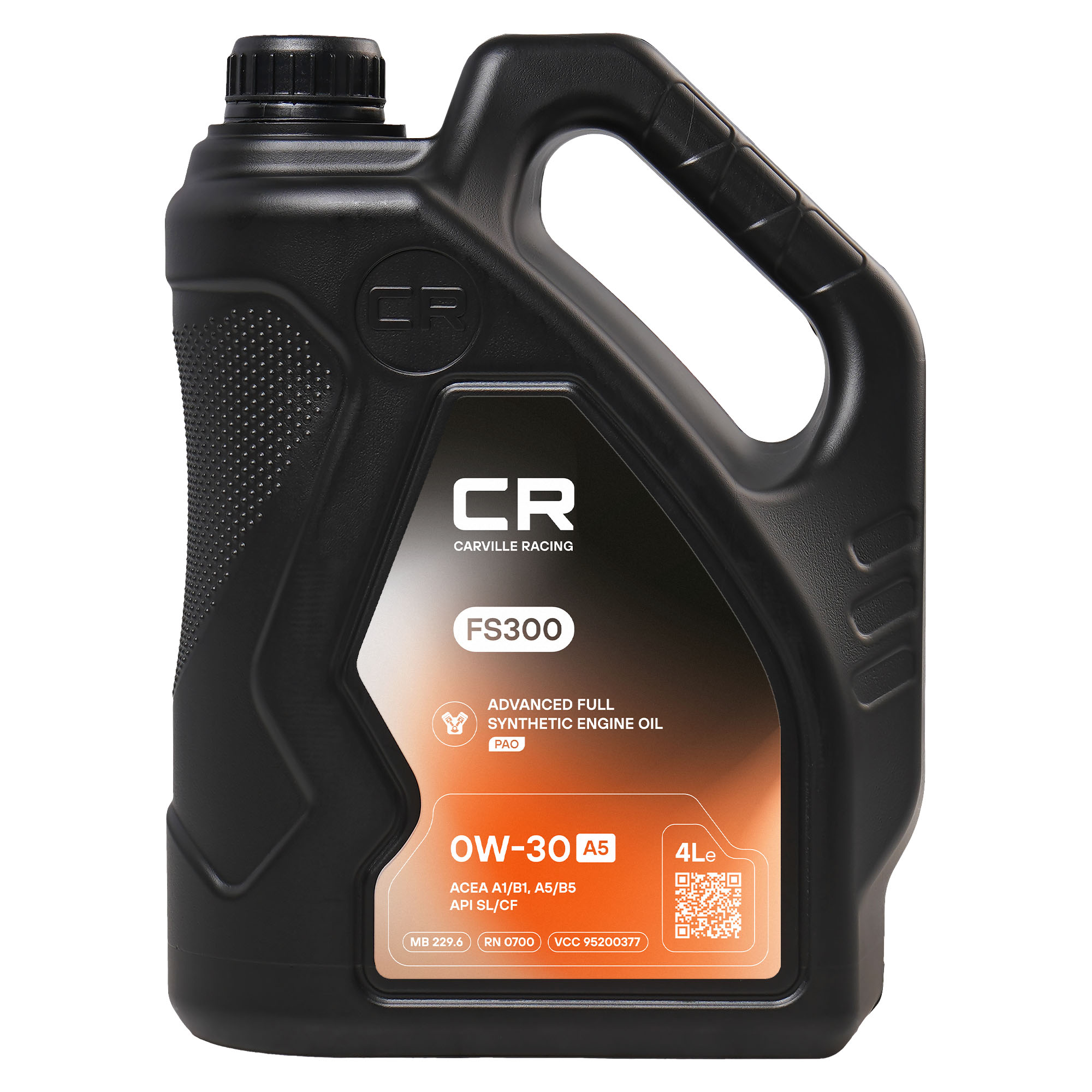 Масло моторное CARVILLE RACING FS300 0W-30 A5 4L с артикулом L1D00402