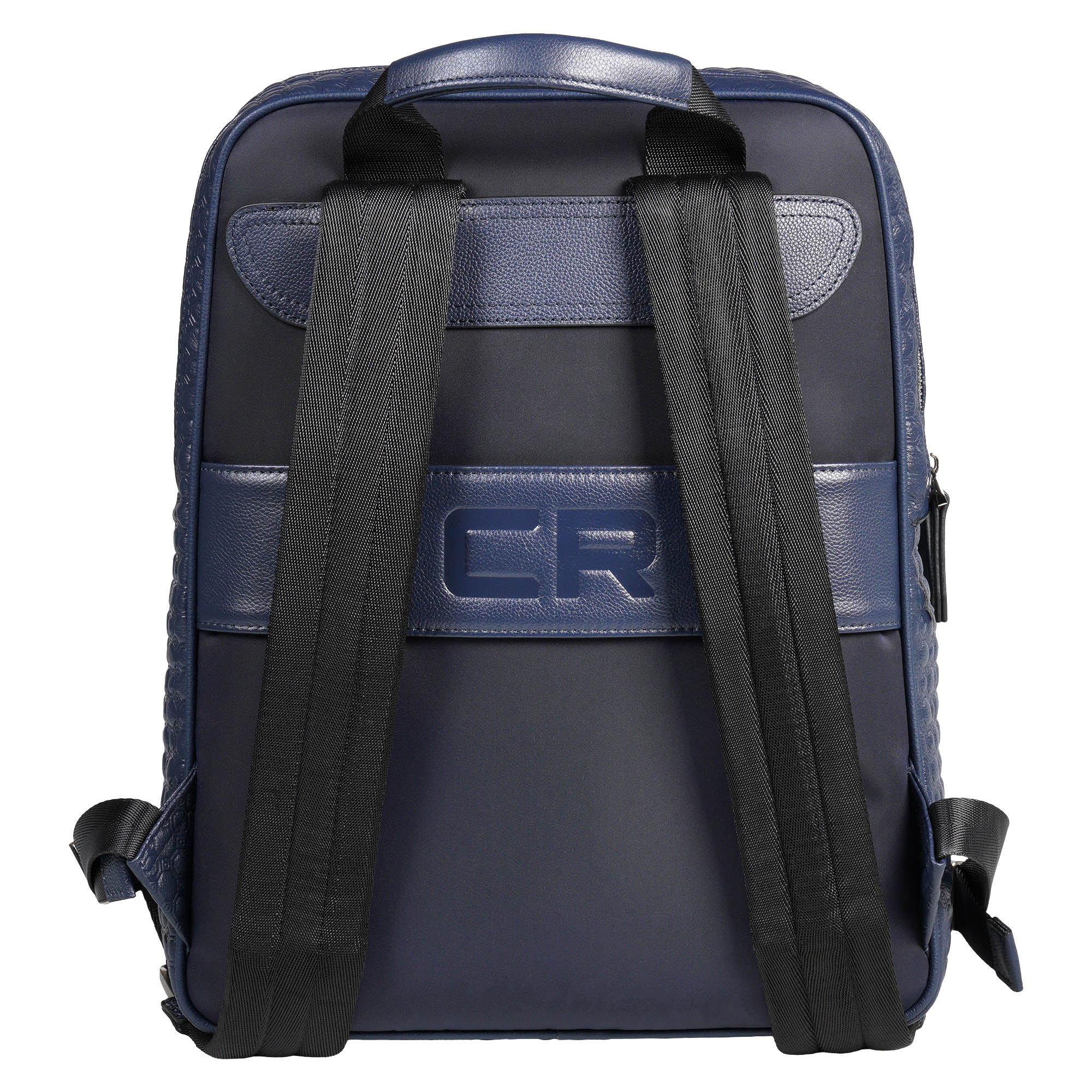 Рюкзак кожаный синий CR Carville Racing 777 