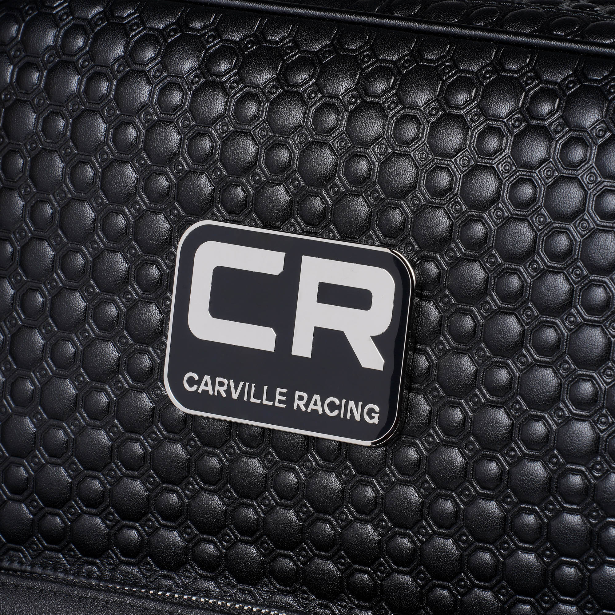 Рюкзак кожаный чёрный CR Carville Racing 778 