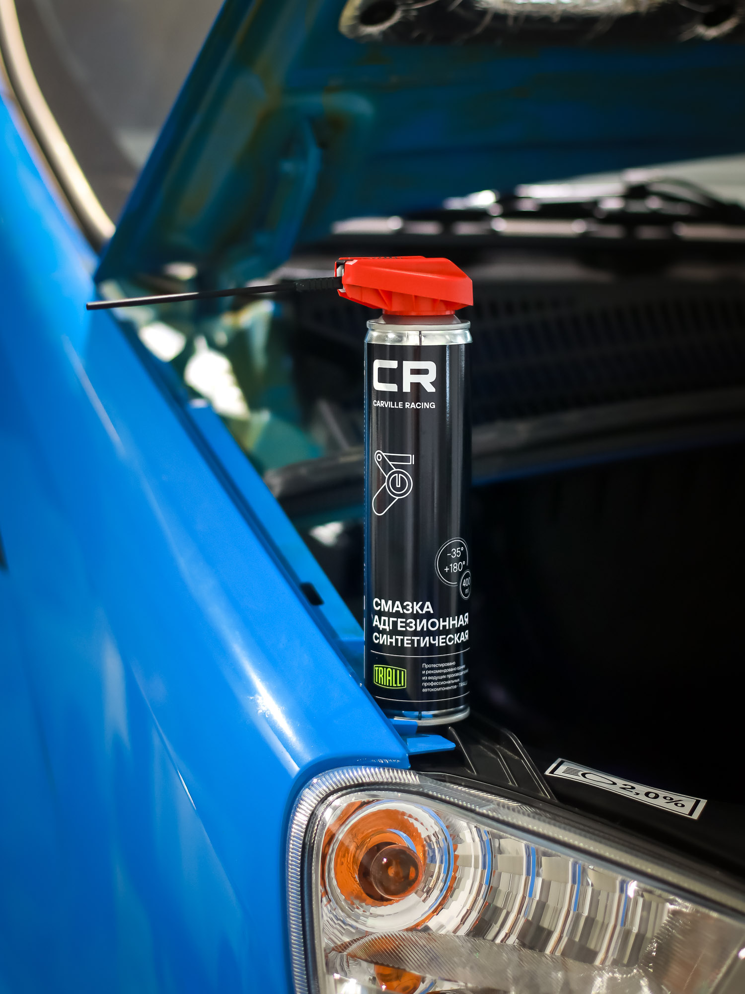 Смазка адгезионная синтетическая, аэрозоль, 400ml Carville Racing G7400724 