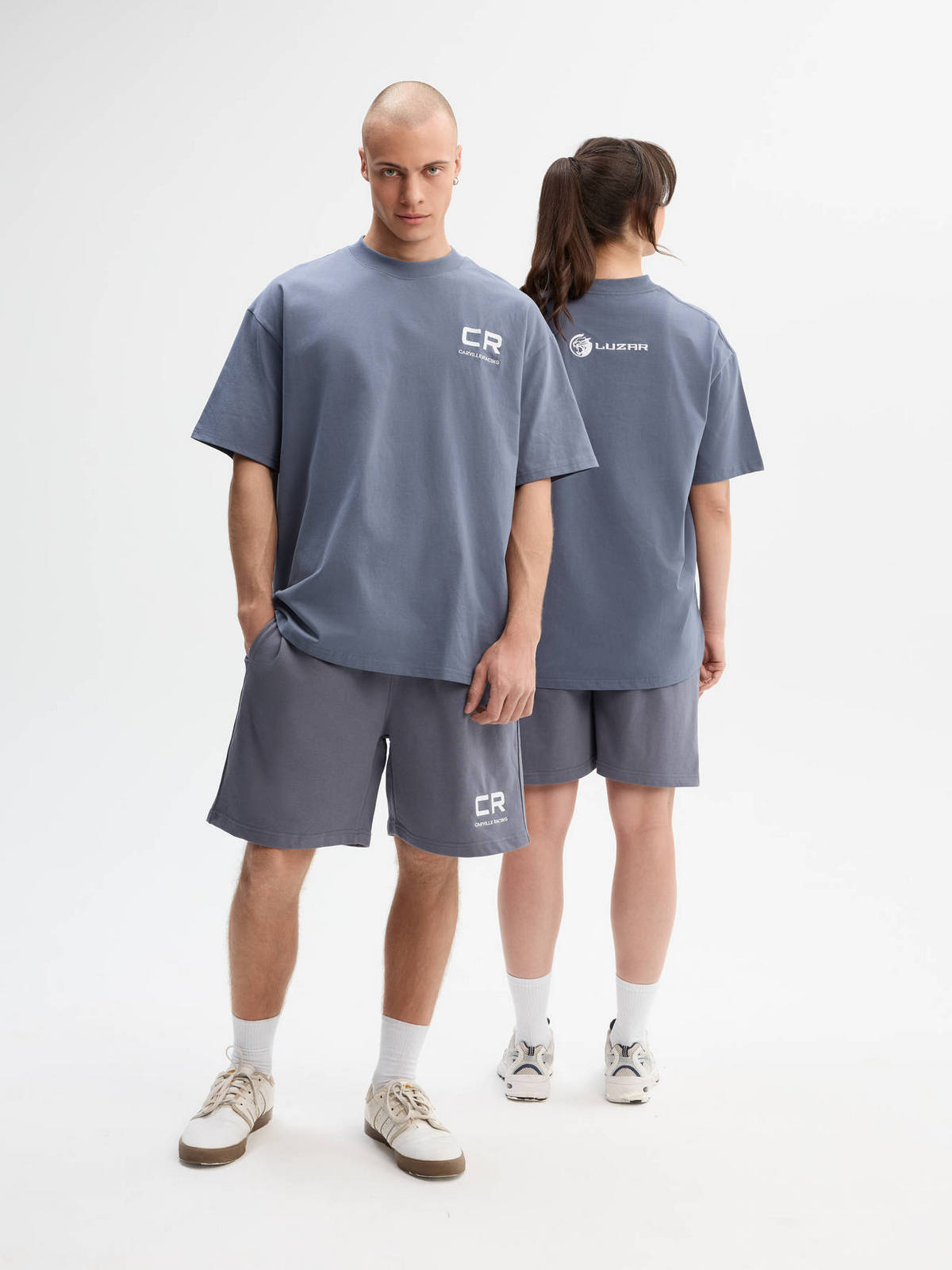 Футболка оверсайз вышивка Carville Racing 1CR36 