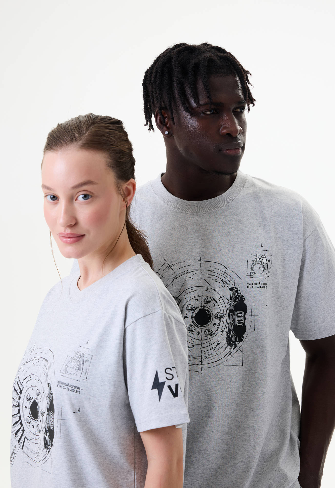 Футболка взрослая унисекс Диск Trialli Carville Racing 1CR62 