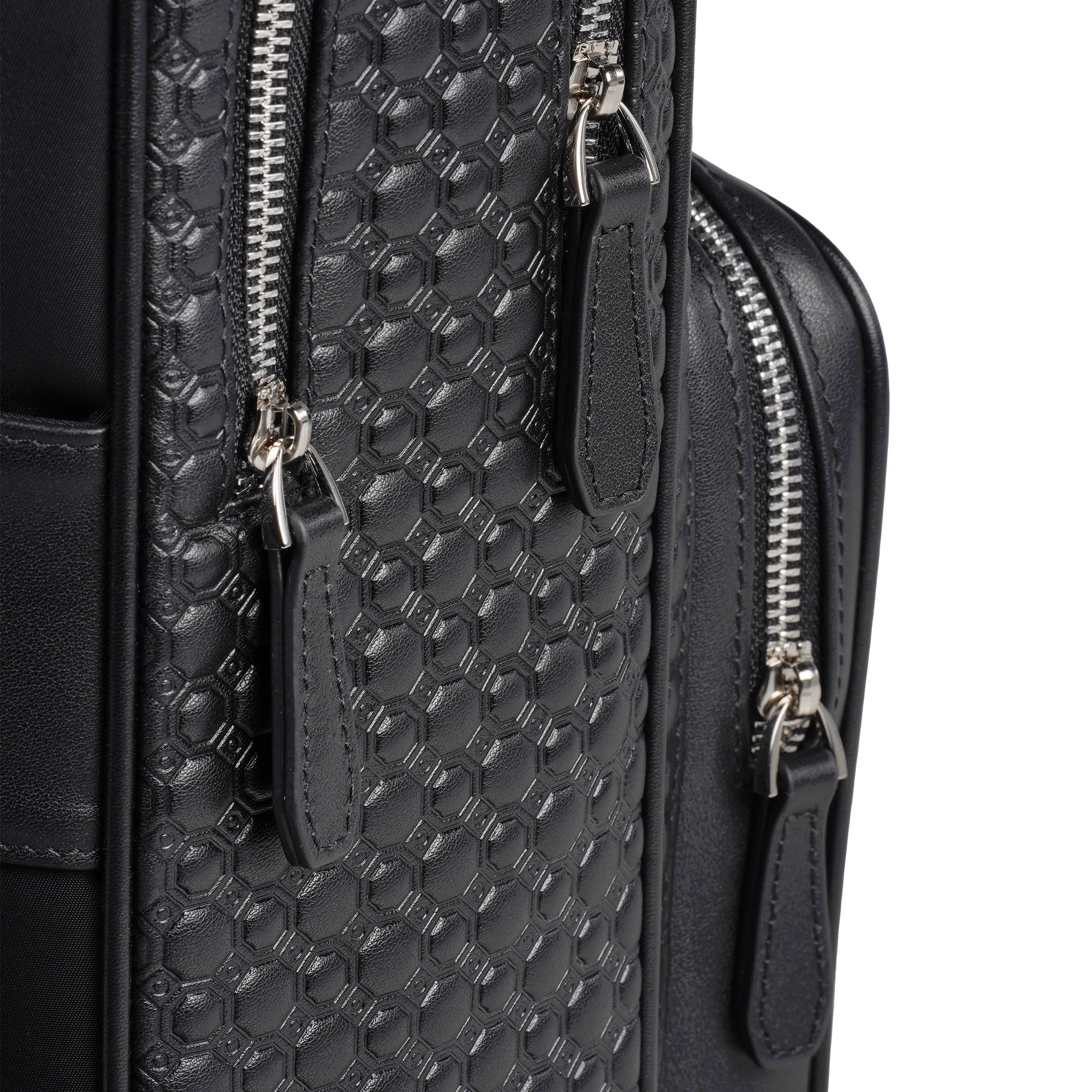 Рюкзак кожаный чёрный CR Carville Racing 778 