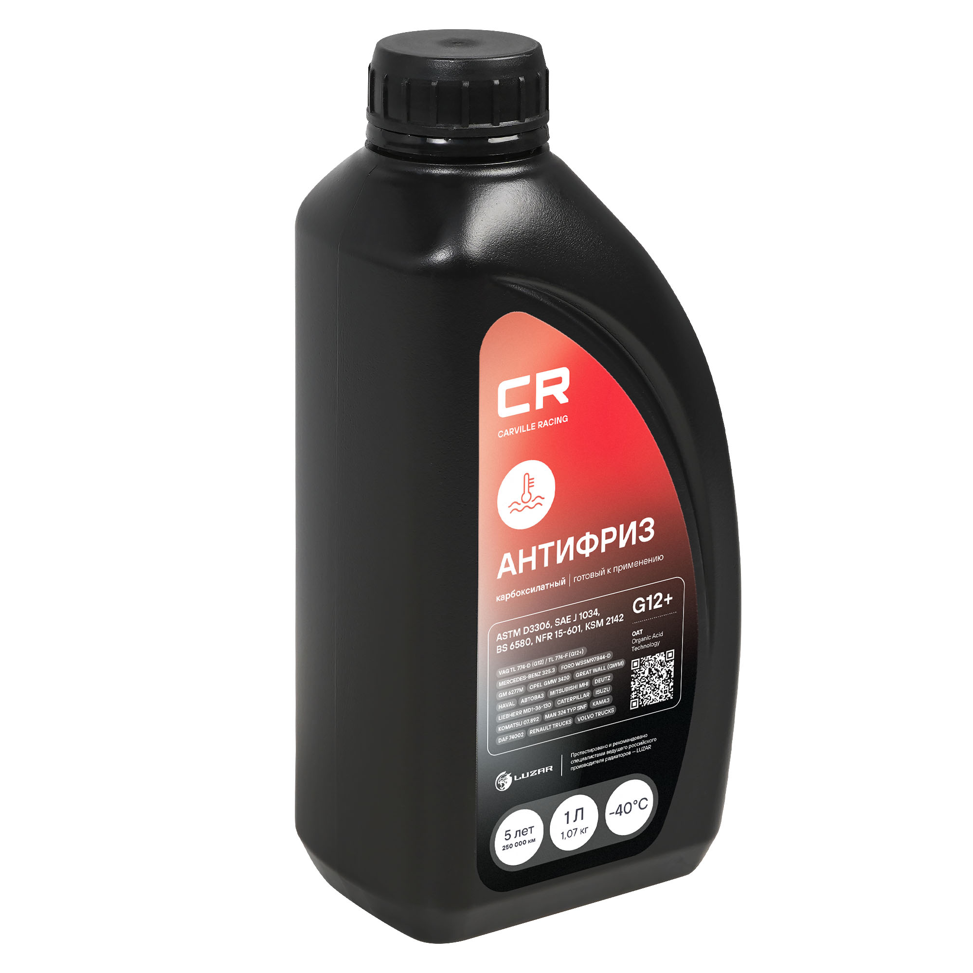 Антифриз карбоксилатный флуоресцентный -40°С, OAT, G12+, 1л/1.07кг Carville Racing L2018207 9735K1 9735K0 9735Y5 1336797 1326830 93170402 93742646 93742647 93165162 1940663 1940678 G012A8FA1 G012A8FM1 88888200001082 G012A8DA1 B715110 1020121 1047034 1047036 1057614 1057615 1057616 1113805 1209795 1209799 1209800 1222110 1222116 83192211662 83510406720 JLM209722 9437600 1129700 1188500 1333754 1381023 1381025 1381076 A0009891625 9891625