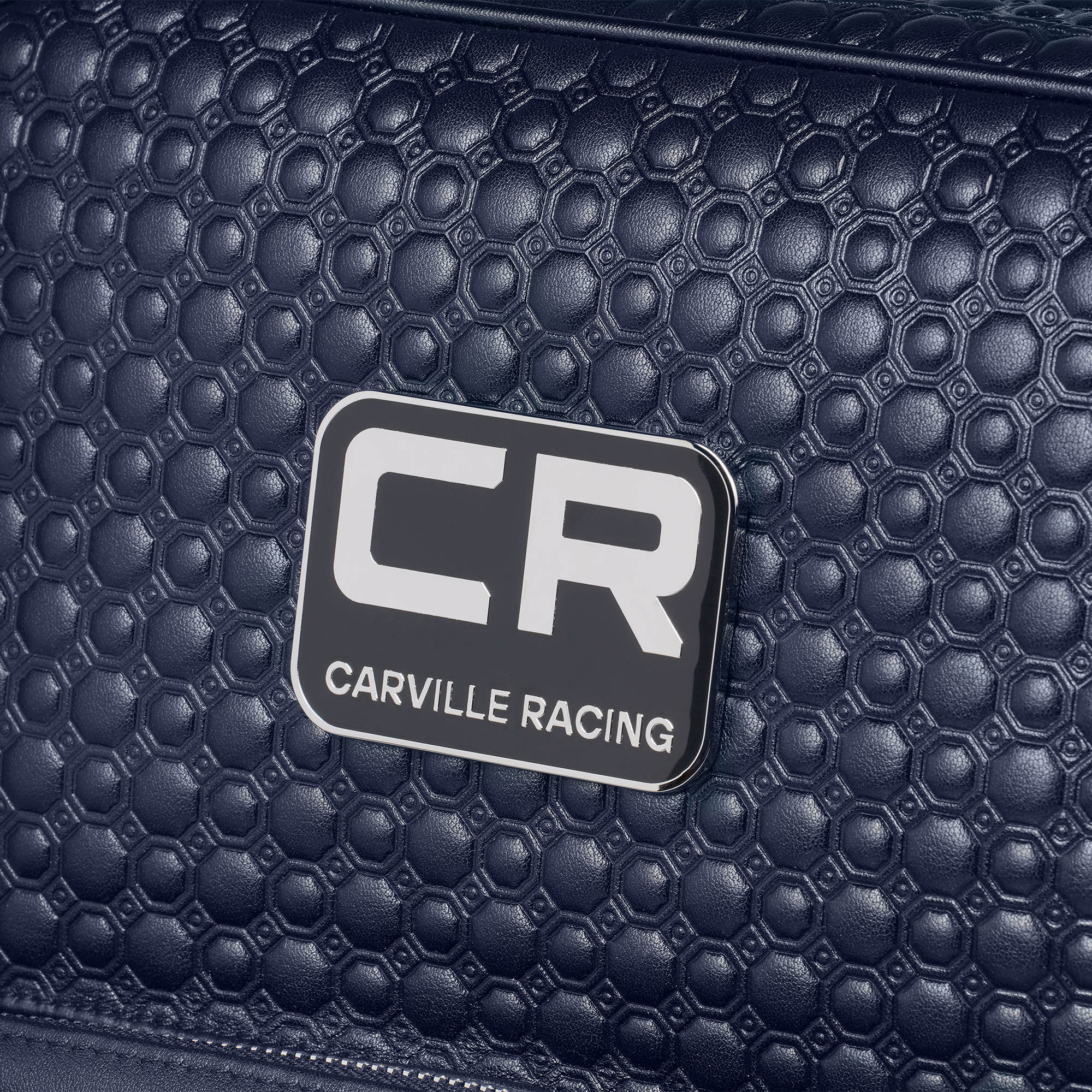 Рюкзак кожаный синий CR Carville Racing 777 