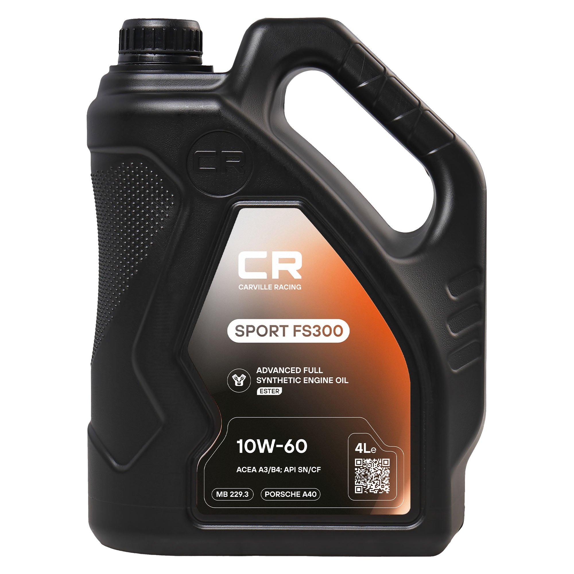 Масло моторное CARVILLE RACING SPORT FS300 10W-60 4L с артикулом L1D00404