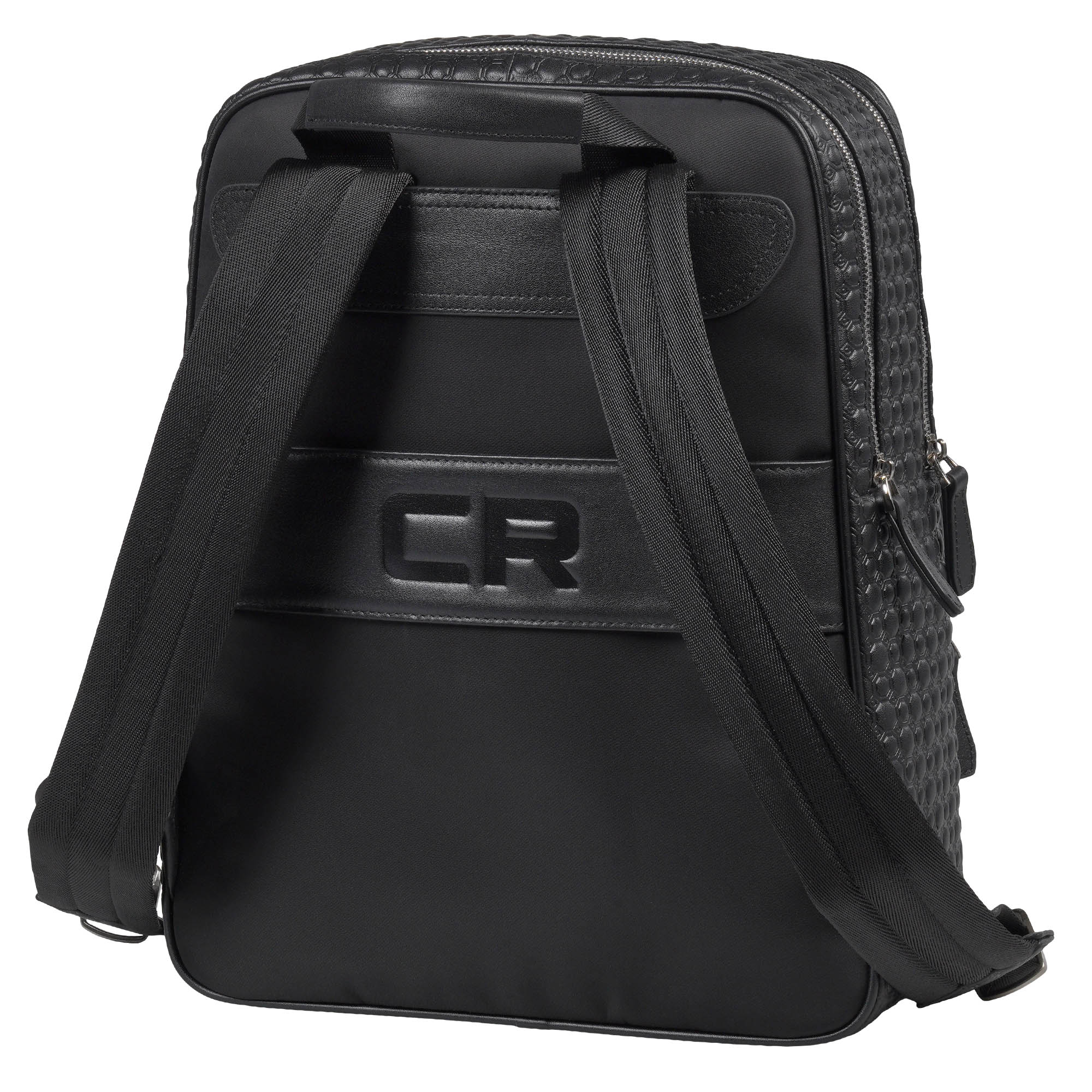 Рюкзак кожаный чёрный CR Carville Racing 778 