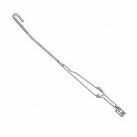 Рычаг стеклоочистителя для автомобилей Лада 2110-12/Приора (прав., 480 мм, крюк)