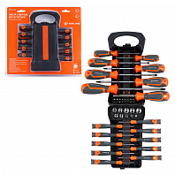 Набор отвёрток, бит и головок 44пр. холдер (SL, PH, PZ, HEX, TORX) блистер