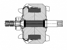Ротор генератора для автомобилей SsangYong Kyron (05-)/Rexton (06-)/Actyon (05-) 2.0Xdi/2.7Xdi