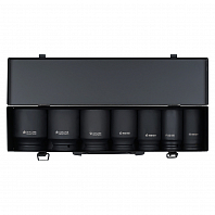 Набор головок ударных 3/4"DR L=90мм, 7пр. (30-55мм) металл.кейс