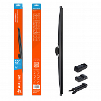 Щетка стеклоочистителя зимняя 500мм (20") 5 адаптеров