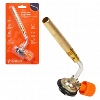 Горелка газовая на цанговый баллон, ручн.поджиг, сопло D12*108мм, металл