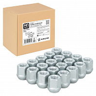 Гайка колесная M12x1,5x25, конус, ключ 19, открытая, дакромет, 20 шт для а/м Chevrolet/Daewoo