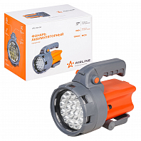 Фонарь аккум. прожектор LEDx19 со встроенной батареей