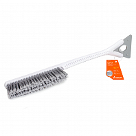 Щетка от снега и льда с мягкой распушённой щетиной (52 см) + съемный скребок