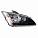 Фара для автомобилей Ford Focus II (05-) (головного света) галоген, электрический корректор, цвет рамы: черный, правая