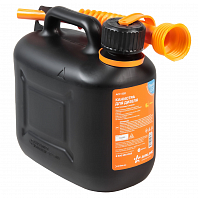 Канистра 5л пластиковая для дизеля, крышка с защитой от детей