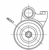 Ролик ГРМ для автомобилей Toyota Land Cruiser 100 (98-) 4.2d (натяжной)