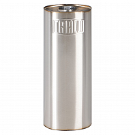 Глушитель универсальный (овальный) D=125x175, L=460, d=63 Один вход один выход (нержавеющая сталь)