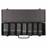 Набор головок ударных 1"DR L=110мм, 7пр. (24-46мм) металл.кейс