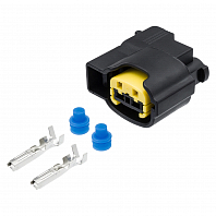 Разъём 2 pin без проводов для катушки зажигания KIA Rio, Sportage , Hyundai Solaris, Creta