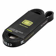 Ремень приводной для автомобилей Лада Largus (12-)//Renault Logan (04-) 1.4i/1.6i с ГУР и с кондиционером (6PK1822)