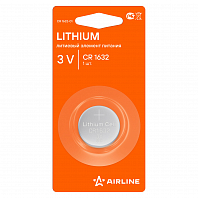 Батарейка CR1632 3V для брелоков сигнализаций литиевая 1 шт.