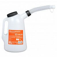 Емкость (лейка) мерная PRO 2л пластиковая для масла и тех. жидк., резьб. крышка