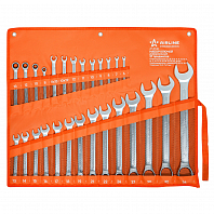 Набор ключей универсальный PRO 27пр. (комб. 6-36мм, комб. с трещоткой 8,10,12,13мм, разрезные 10x12,11x13мм) сумка