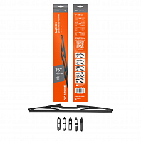 Щетка стеклоочистителя 380 мм (15") задняя каркасная, 5 адаптеров