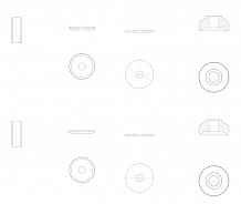 Комплект опор амортизаторов для автомобилей Honda Accord (85-)/CR-V I (95-)/Civic IV (87-) (передних) (комплекты) (2 шт.)