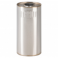 Глушитель универсальный (овальный) D=125x175, L=380, d=63 Один вход один выход (нержавеющая сталь)