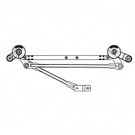 Трапеция стеклоочистителя для автомобилей Nissan Qashqai J11 (13-) (UK)