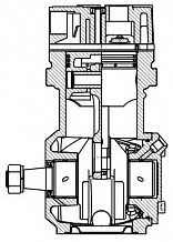 Компрессор воздушный для автомобилей ГАЗ Валдай 3310 с двигателем Cummins ISF3.8 (1 цилиндр) (аналог LK3885)