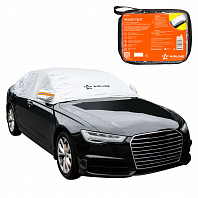 Чехол-тент на крышу и окна автомобиля, защитный (259*140*56 см) универсал., серый