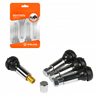 Вентиль для б/к шин TR414C, c декор. колпачком, хром, 4 шт.