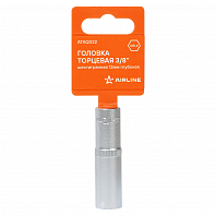 Головка торцевая 3/8" шестигранная 12мм глубокая, пласт.подвес