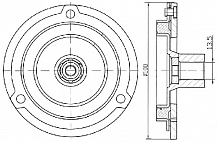 Пластина прижимная муфты компрессора кондиционера для автомобилей Hyundai Solaris (10-)/Kia Rio (10-)