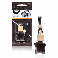 Ароматизатор подвесной бутылочка "Star" Черный лед