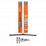 Щетка стеклоочистителя 280 мм (11") задняя бескаркасная, 8 адаптеров