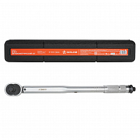 Ключ динамометрический 1/2" 40-210Нм, набор 6 пр. (головки 14,17,19,24 удл.125 мм), кейс